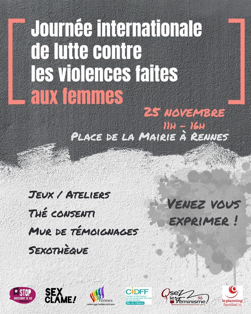 CONTRE LES VIOLENCES FAITES AUX FEMMES...