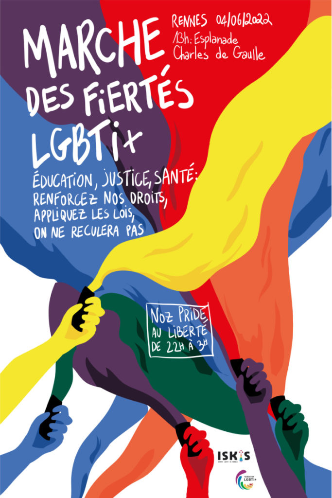 Marche des fiertés, Rennes le 4 juin 2022