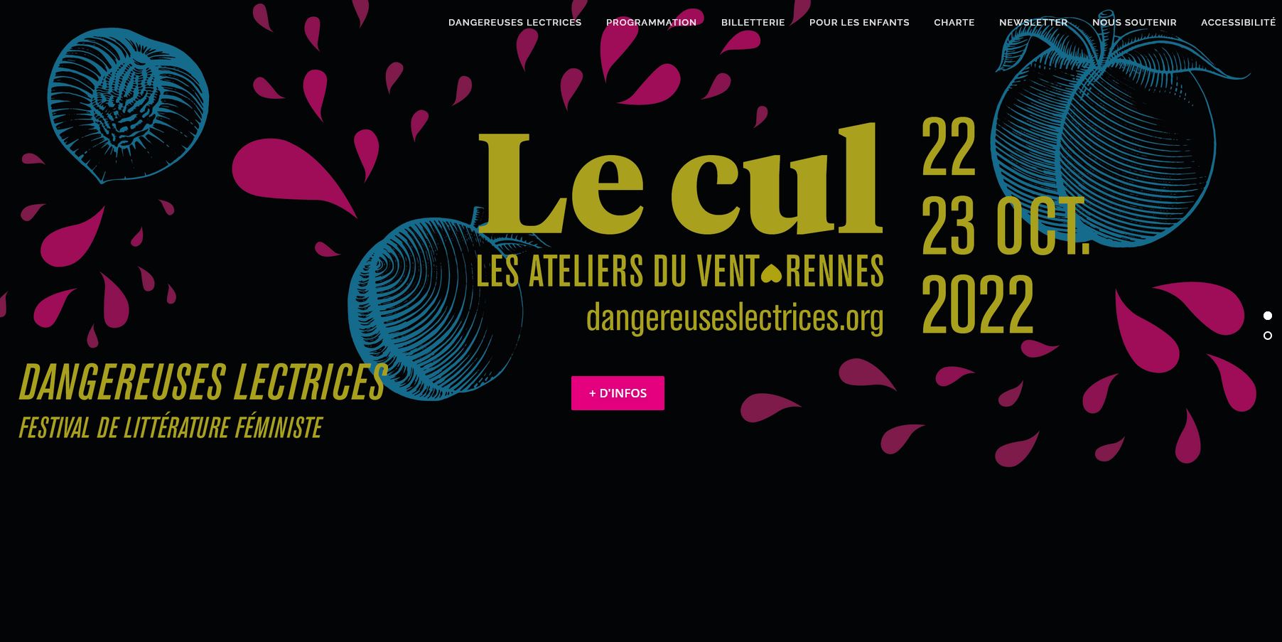 Festival Dangereuses Lectrices aux Ateliers du vent, Rennes, les 22 & 23 Octobre 2022