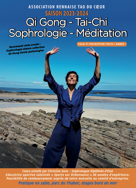 Stage Qi-Gong, Sophrologie méditation à Arradon 29 septembre-1er Octobre 2023 avec Chris