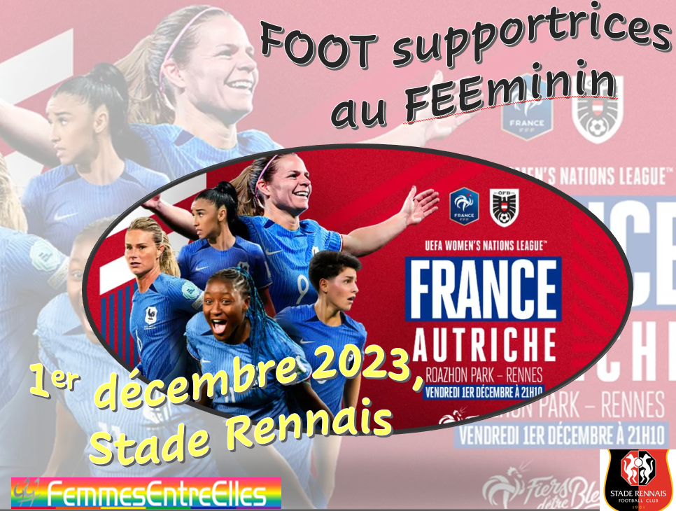 Match de FOOT France-Autriche avec les bleues, 1er décembre 2023