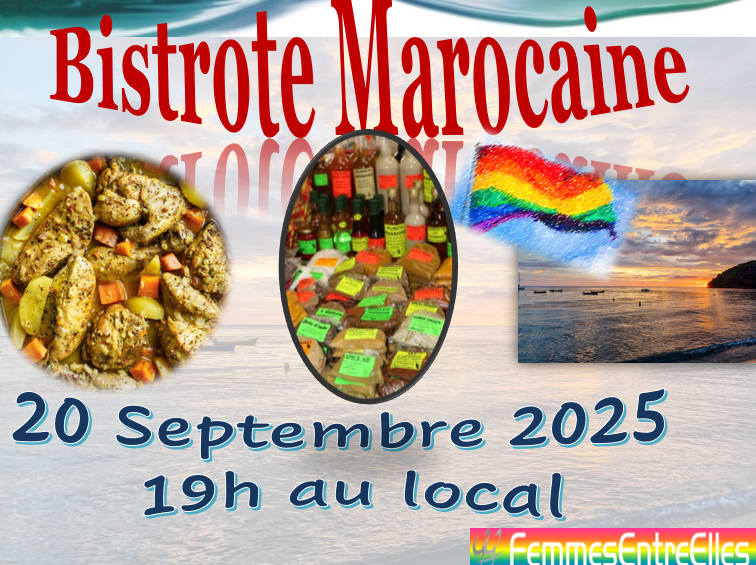 Bistrote Marocaine le 20 Septembre 2025 au local à 19h