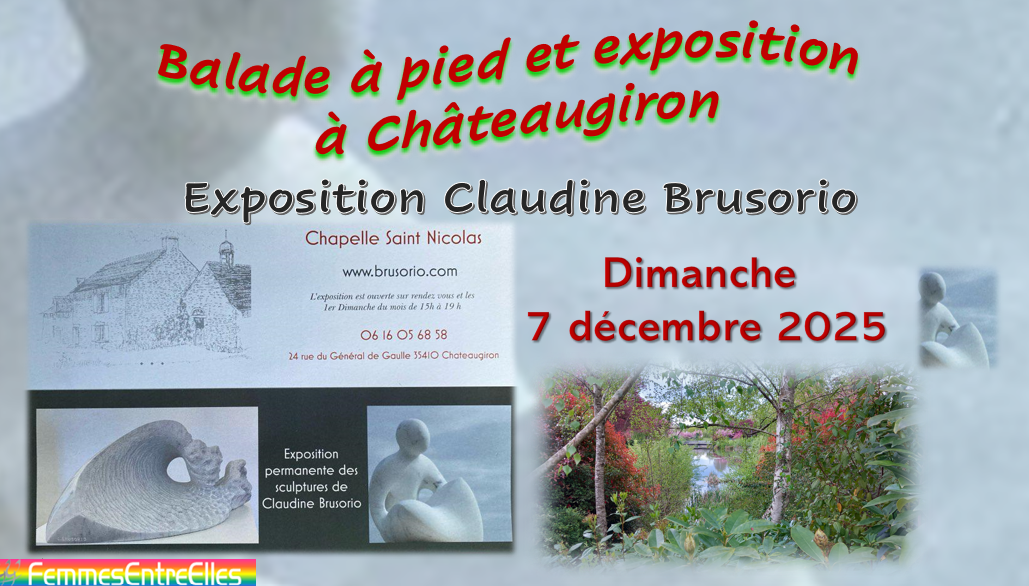 Balade-Expo autour de Claudine Brusorio le 7 décembre 2025