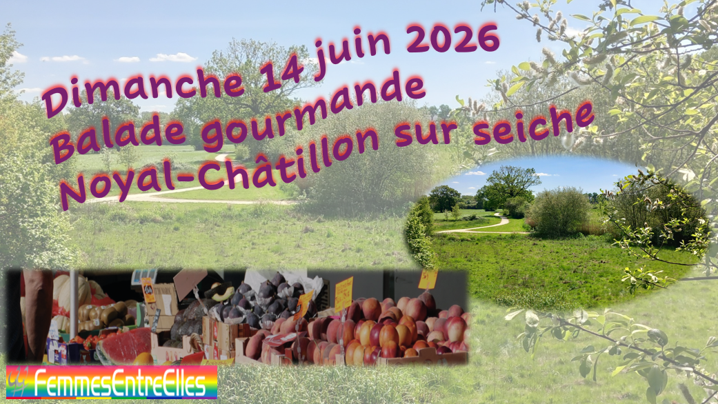 Balade-marché gourmand et  picnic à Noyal-Châtillon sur Seiche le 14 juin 2026