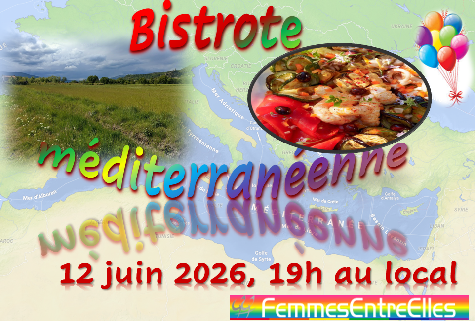 Bistrote Méditerranéenne le 12 juin 2026 au local à 19h